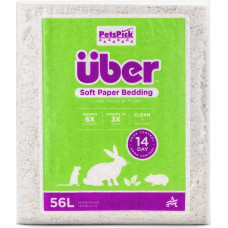 Über - Soft Paper Bedding 56l White - (45041)