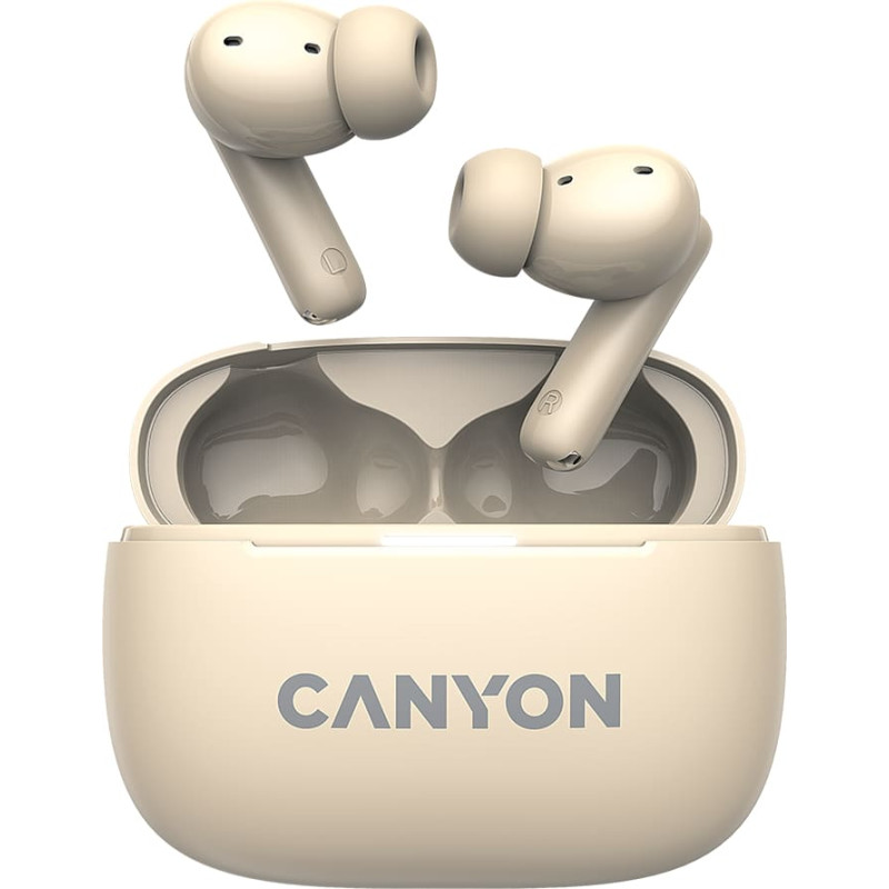 Canyon Headset Canyon OnGo TWS-10 ANC+ENC Grey (CNS-TWS10BK)