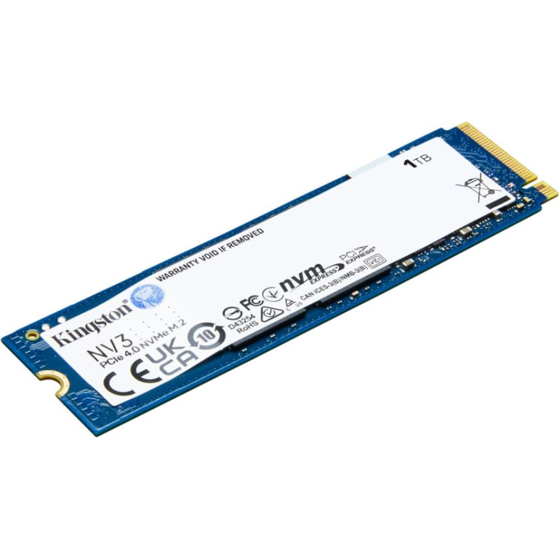 Kingston SSD 1TB NV3 M.2 2280 PCIe 4.0 NVMe SSD , EAN: 740617344790