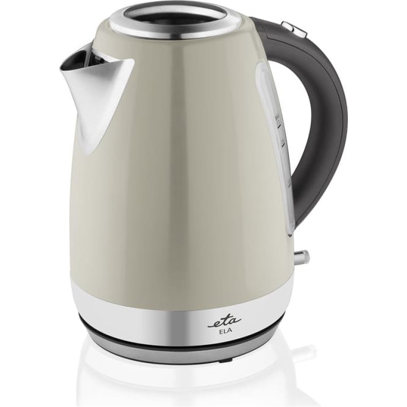 ETA | Kettle | ELA ETA859890070 | Standard | 2100 W | 1.7 L | Stainless steel | 360° rotational base | Cream