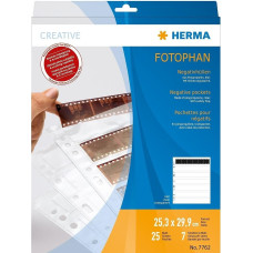 Herma negative sleeve 6 PP CL 25 sheets (7762)