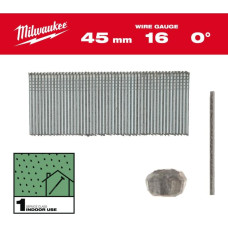 Milwaukee PIN STICKS 16G/45mm/0° FOR M18 FN16GS /2500pcs.