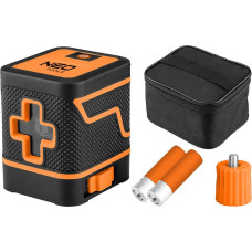 Neo Tools Laser krzyżowy 15 m, zielony, etui