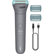 Philips Trimmer | BG3480/15 Series 3000 | Cordless | Wet & Dry | Number of length steps 3 | Grey