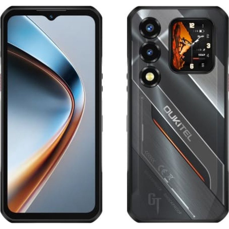 Oukitel Smartphone WP66 5G 12GB 512GB IP69K Black