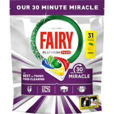Fairy Indaplovių kapsulės Fairy PLAT+ Lemon MM, 31 vnt.