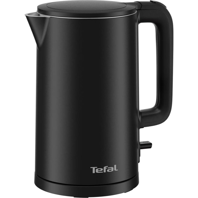 Tefal | KO1408E0 Thermo Protect | Kettle | Electric | 1500 W | 1.5 L | Stainless steel/Plastic | 360° rotational base | Black