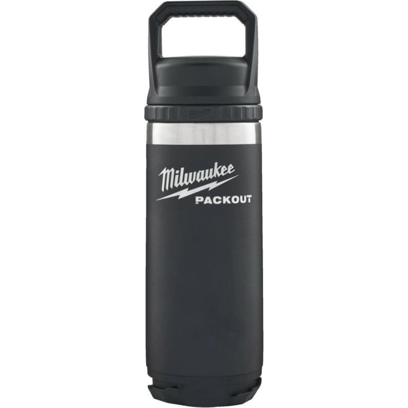 Milwaukee PACKOUT THERMAL BOTTLE 532ml BLACK
