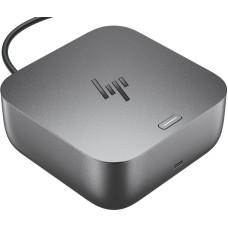 HP Thunderbolt 4 Dock G6 100W - 3x USB-A, 2x USB-C, 1x USB-C Thunderbolt 4, 2x DisplayPort, 1x HDMI, 1x RJ-45, Meteor Silver, 3 years / 9X472UT#ABB