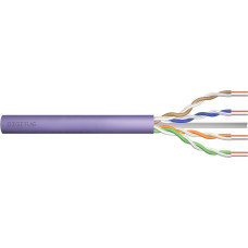 Digitus Cat.6 Installation Cable, U/UTP, Dca, AWG 23/1, LSOH, 50m, Purple