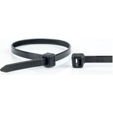 No Name WKK 110349071 cable tie Releasable cable tie Plastic, Polyamide Black 100 pc(s)
