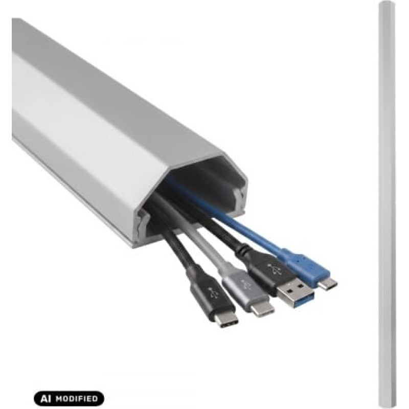 Maclean Aluminium cabel cover strip MCTV-897 S