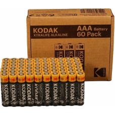 Kodak XTRALIFE AAA LR3 alkaline batteries, 60-pack