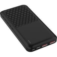 Platinet power bank 10000mAh PD QC, black (45931)