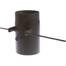Wadex Flue WADEX, D160/2mm 0.25m black wth flap