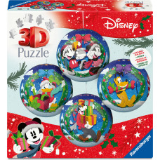 Ravensburger - 3D Puzzle 4 pcs. Disney Christmas baubles in one box (12008088)