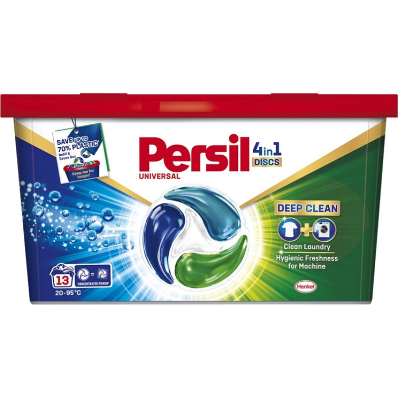 Persil KAPSULĖS SKALB PERSIL DISCS WHITE 13VNT