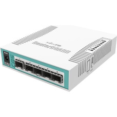 Konica Minolta Mikrotik CRS106-1C-5S switch Gigabit Ethernet (10/100/1000) support PoE White