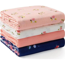 Momcozy SJ003 Muslin Swaddles 4 pcs 47 × 47 inches