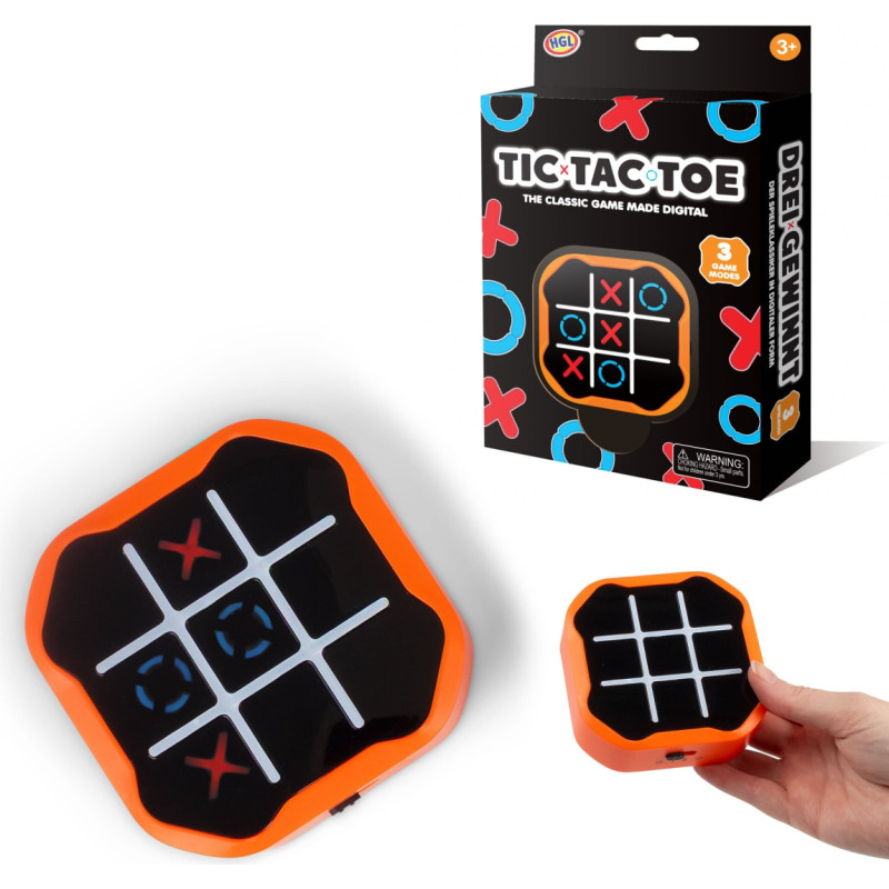Pocket Money - Digital Tic Tac Toe Game - Orange (22154)