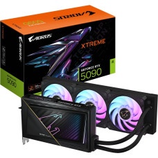 Gigabyte Graphics Card|GIGABYTE|NVIDIA GeForce RTX 5090|32 GB|GDDR7|512 bit|PCIE 5.0 16x|GPU 2655 MHz|Water cooling|1xHDMI|3xDisplayPort|GV-N5090AORUSXW-32GD1.0