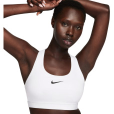 No Name Stanik sportowy Nike Swoosh Medium Support biały DX6821 100 XS