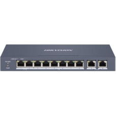 Hikvision DS-3E1310HP-EI 8 Port Fast Ethernet Smart POE Switch