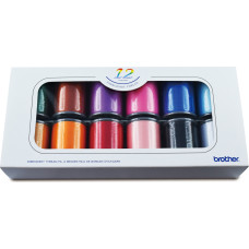 Brother - ETS12 Embroiderythread Set (12 Colours)