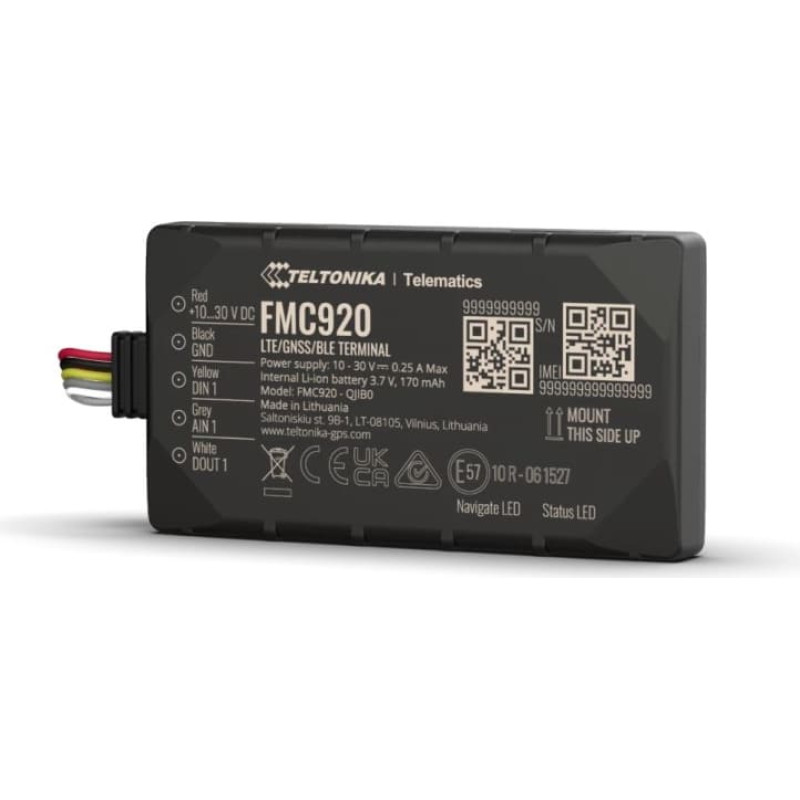 Teltonika FMC920 4G LTE CAT 1 TRACKER