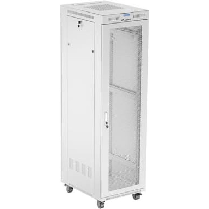 Lanberg Free-standing installation rack cabinet 19 inches 42U 600x800 perforated doors LCD gray (Flat pack)