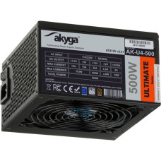 Akyga ATX 500W Power Supply Akyga Ultimate AK-U4-500 80+ Bronze Fan12cm P8 6xSATA 2xPCI-E