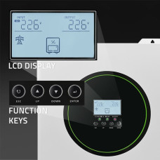 Qoltec Solar inverter Off Grid 11000W 160A 48V MPPT