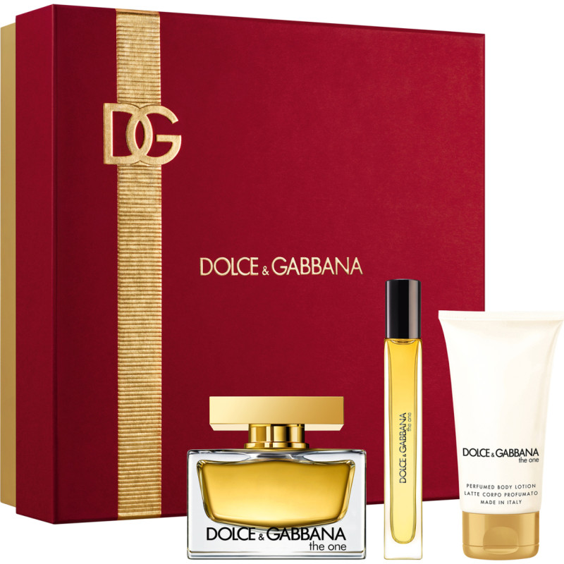 Dolce & Gabbana - The One EDP 75 ml + Body Lotion 50 ml + EDP 10 ml - Giftset