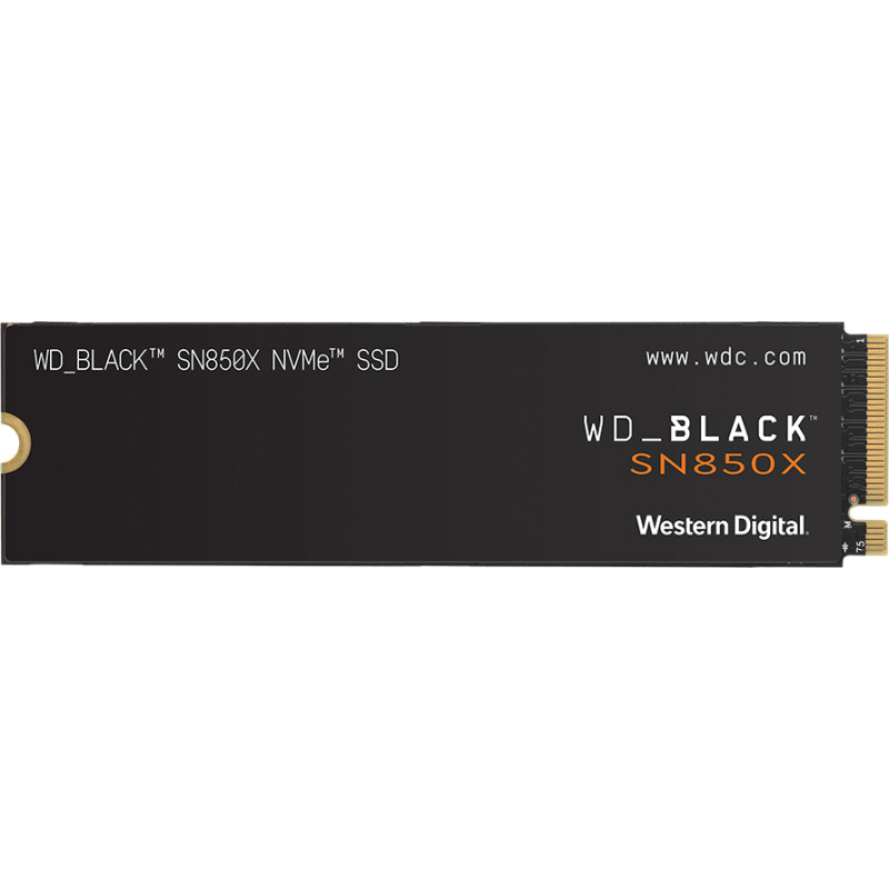 Western Digital SSD WD Black SN850X 1TB M.2 2280 PCIe Gen4 x4 NVMe, Read/Write: 7300/6300 MBps, IOPS 800K/1100K, TBW: 600