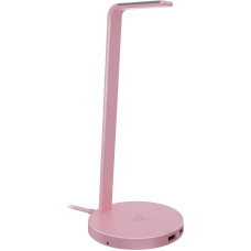 Razer Base Station V2 Chroma, Quartz, 2 x USB 3.1 ports, 1 x 3.5mm combo port with built-in DAC, 7.1 surround sound, Razer Chroma™ RGB, Aluminum construction, Anti-slip base