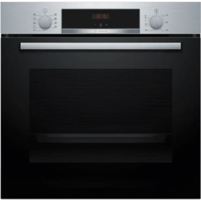 Bosch Serie 4 HBA534ES3 oven 71 L 3400 W Black, Stainless steel