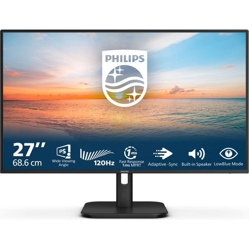 Philips Monitor 27E1N1200A 27 cali IPS 120Hz HDMI DP VGA Głośniki