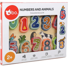 BO. Dėlionė „Skaičiai ir gyvūnai“