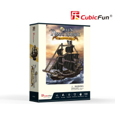 Cubic Fun CUBICFUN 3D dėlionė „Laivas Karalienės Anos kerštas“