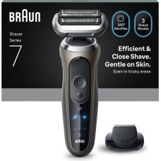 Braun - Series 7 Electric Shaver +1 Attachment - Gold