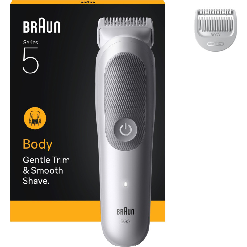 Braun - Body Groomer Series 5 +2 Grooming Tools - Grey