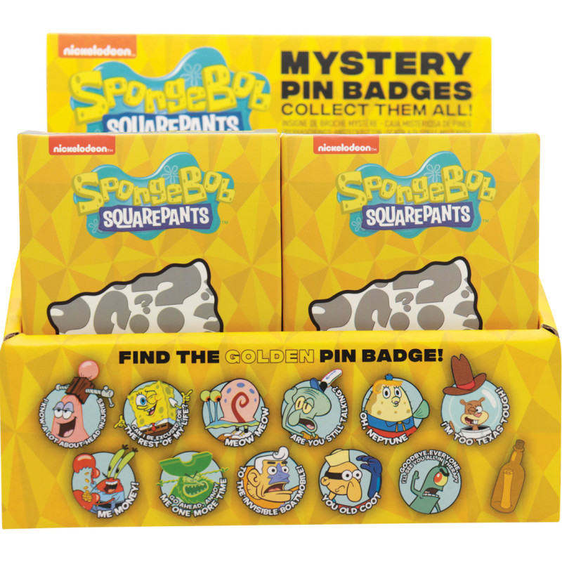 SpongeBob SquarePants Mystery Pins CDU