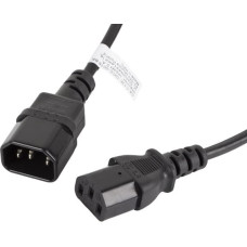 Lanberg CA-C13E-10CC-0018-BK power cable Black 1.8 m C13 coupler C14 coupler