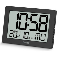 Hama Digital wall clock ko tao black