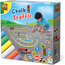 SES Kreidelių rinkinys „Kelių eismas“