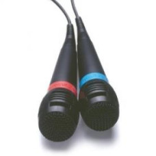 Official Singstar Wired Microphones + USB Adaptor (Bagged) PS2/PS3/PS4