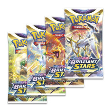 Pokemon TCG Sword and Shield 9 Brilliant Stars Booster Pack 1vnt