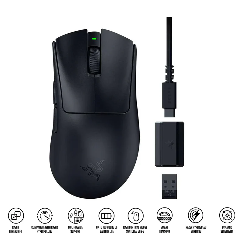 Razer レイザー DeathAdder V3 Pro Razer wireless mouse DeathAdder V3 Pro, black