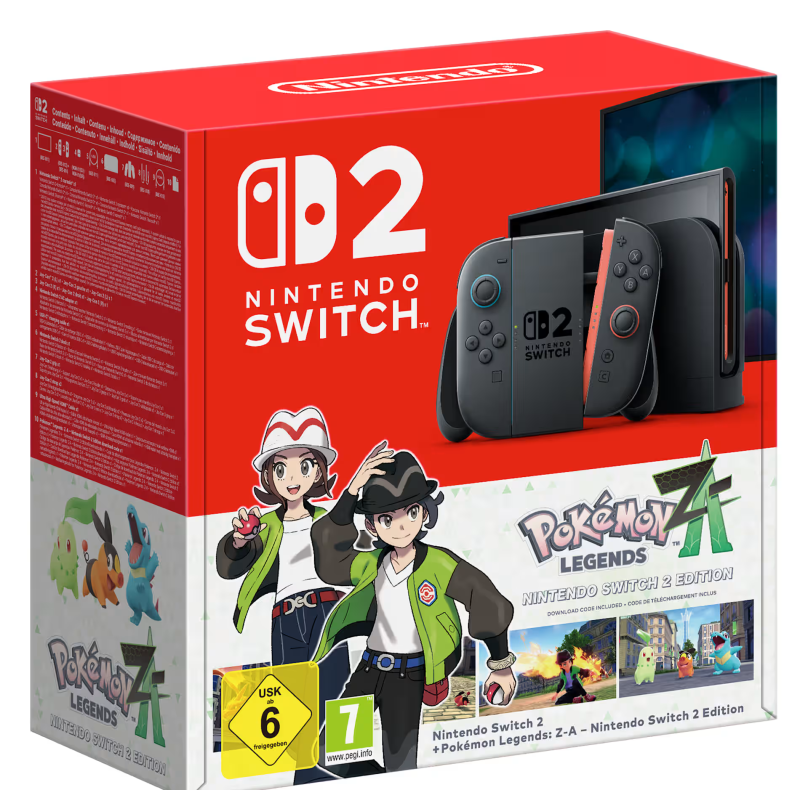 Nintendo Switch 2 + Pokemon Legends Z-A       (Prekyboje nuo: 2025-10-16)