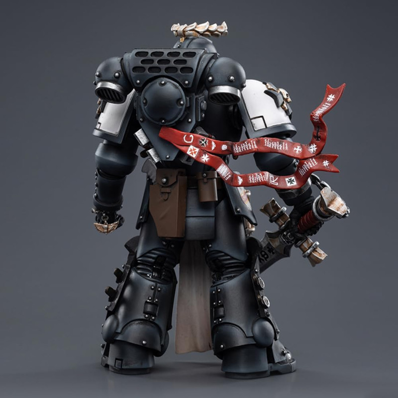 JOYTOY - Warhammer 40k Action Figure 1/18 Black Templars The Emperors Champion Rolantus (12cm)